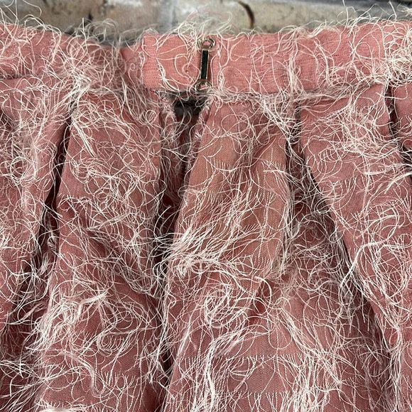 NWT Women’s Chaiken & Capone Pink & White Viscose Silk Stylish Skirt (6) GI17 - Picture 7 of 12